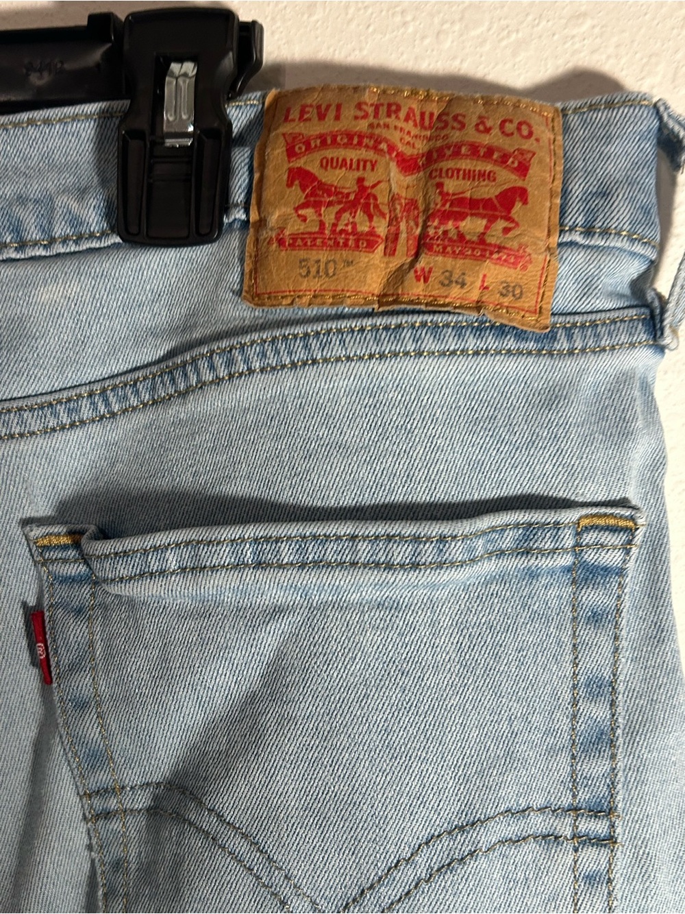 Levi's Light Blue Straight Jeans
